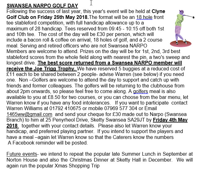 2018 Golf Day